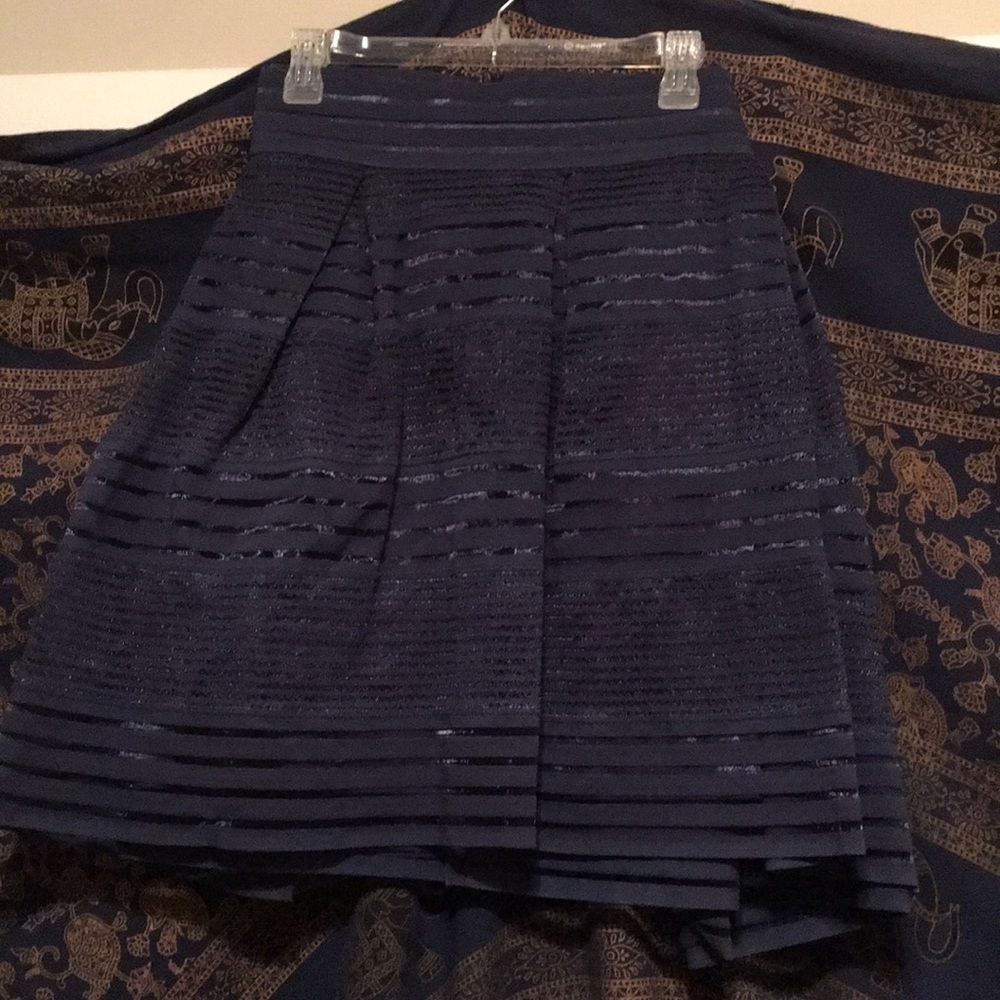 Blue midi skirt with gorgeous detailing